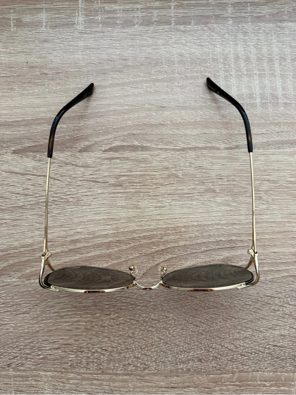 Gucci Gold Frame Round Sunglasses - GG0650SK